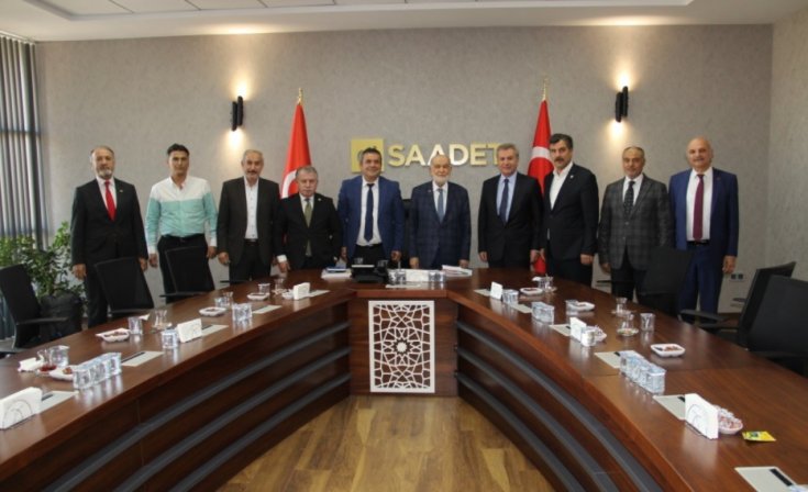 Bağımsız Kamu Konfederasyonları Platformu'ndan Saadet Partisi'ne ziyaret Bağımsız Kamu Konfederasyonları Platformu'ndan Saadet Partisi'ne ziyaret