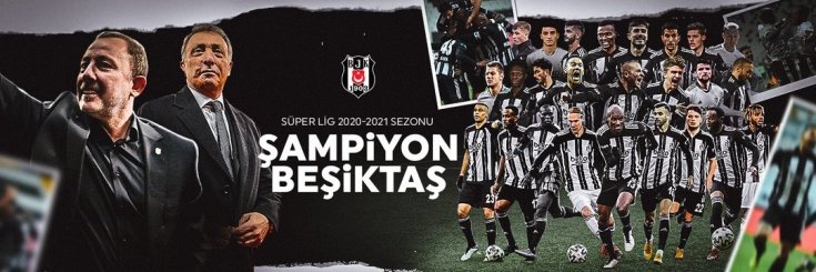 Beşiktaş 2020-2021 Süper Lig'in Şampiyonu oldu; Göztepe 1-2 Beşiktaş