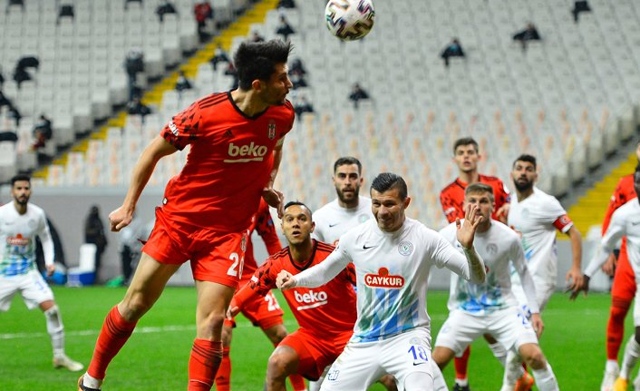 Beşiktaş, Çaykur Rizespor'u 1-0 mağlup etti