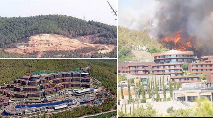 Bodrum'daki yangın devam ediyor Bodrum'daki yangın devam ediyor