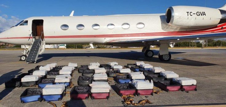 Brezilya polisi, Türk şirkete ait uçakta bir ton kokain ele geçirdi