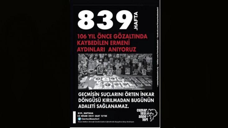 Cumartesi Anneleri: Gözaltına alınıp bir daha geri dönemeyen İstanbullu Ermeni aydınları anıyoruz