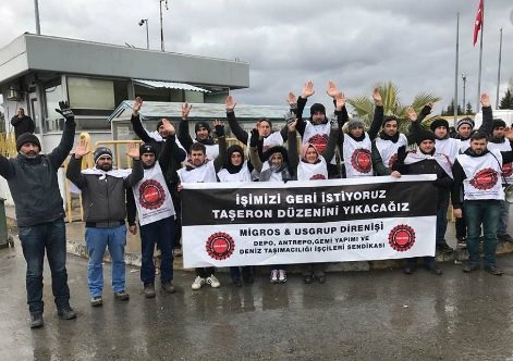 DGD-Sen'den Migros yönetimine: Devletin zor aygıtları ile direnişi bastırmasını kınıyoruz