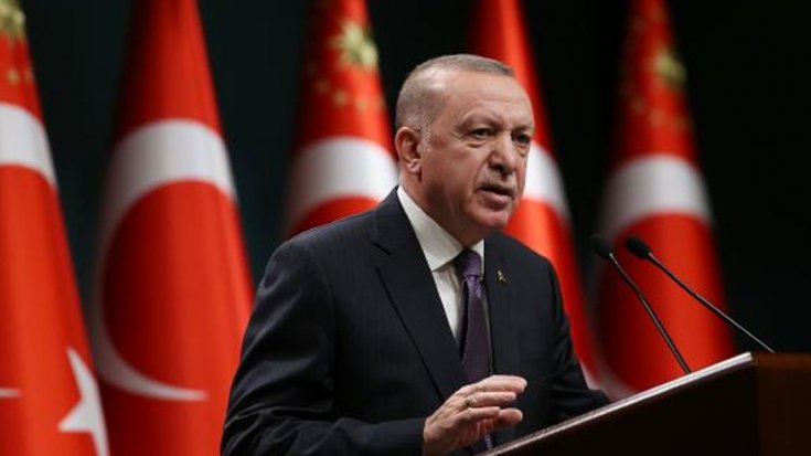 Erdoğan; ''Gazi Mustafa Kemal'in milli mücadelenin en kritik safhalarından biri olan Sakarya'da söylediği 'Hattı müdafaa yoktur, sathı müdafaa vardır' ilkesi ülkemiz için hala geçerlidir''