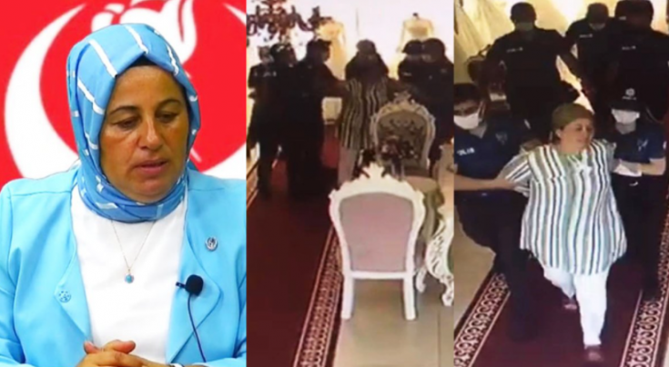 Erdoğan ve AKP'yi eleştiren BBP Kadın Kolları Başkanı gözaltına alındı