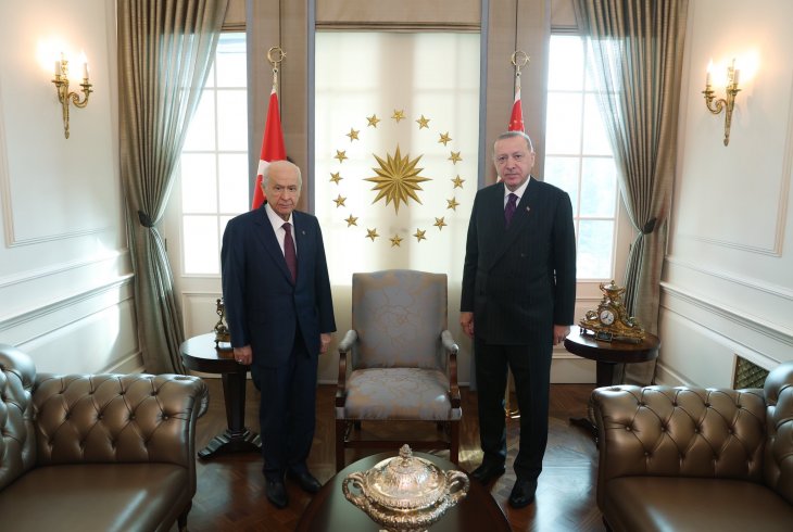 Erdoğan ve Bahçeli görüştü