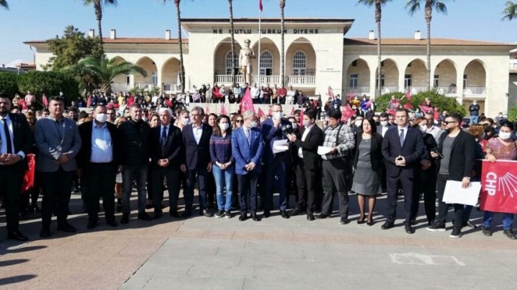 Erdoğan’ın miting yaptığı meydanda CHP’ye izin verilmedi