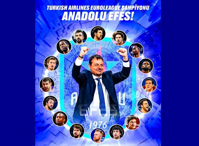 Euroleague şampiyonu Anadolu Efes oldu