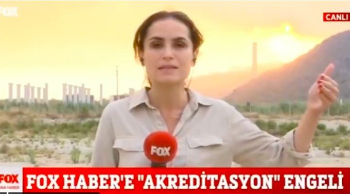 FOX TV ekibi yangın bölgesine alınmadı: 'Jandarmanın elinde bir liste var'