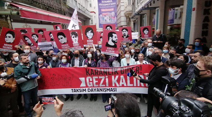 Gezi direnişinin 8. yıl anması engellemelere rağmen yapıldı: 'Gezi'nin haklılığı ve gerçekliği karşısında her seferinde yenileceksiniz'