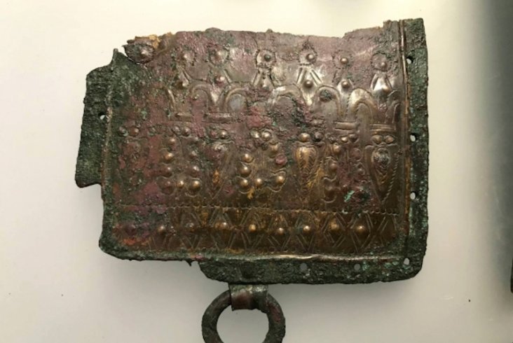 Gümüşhane’deki antik kentte Urartu savaşçı kemeri bulundu Gümüşhane’deki antik kentte Urartu savaşçı kemeri bulundu