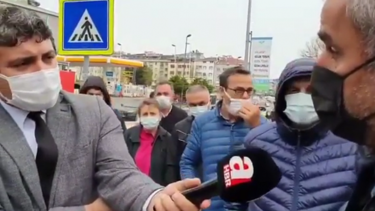 Halk Ekmek büfesi tartışması sonrası Üsküdar'a giden A Haber, yurttaşlardan istediği yanıtı alamayınca röportajı yayınlamadı