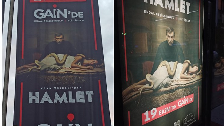 'Hamlet' dizisinin afişi sansürlendi