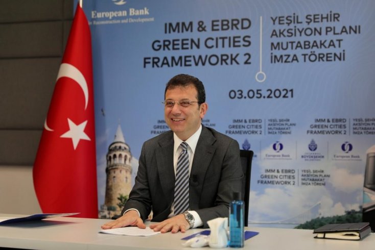 İBB ile Avrupa İmar ve Kalkınma Bankası arasında 'Yeşil Şehir Aksiyon Planı Mutabakatı' imzalandı