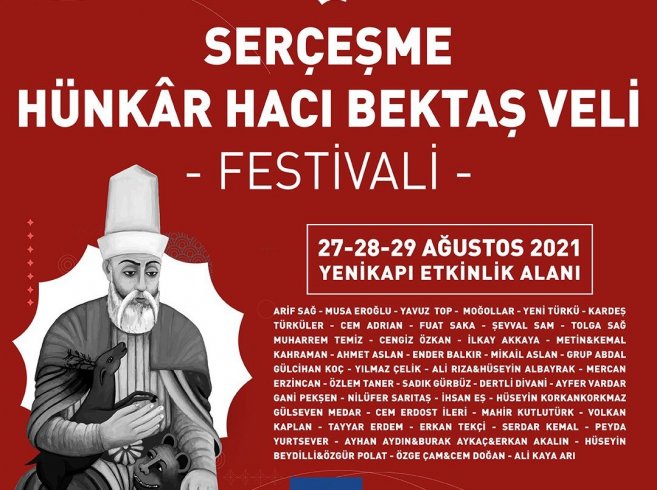 İBB'den 3 günlük Serçeşme Hünkâr Hacı Bektaş Veli Festivali İBB'den 3 günlük Serçeşme Hünkâr Hacı Bektaş Veli Festivali