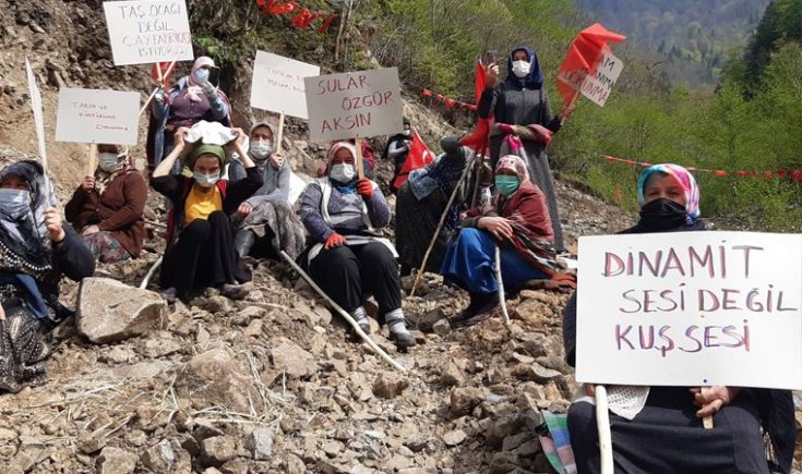 İkizdere'de direnen köylülerden çağrı: Bize arka çıkın, köylüyüz diye ezmeye bakıyorlar