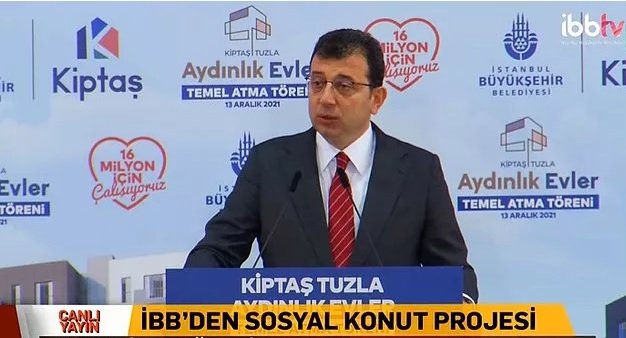 İmamoğlu: Koca devletimizin bakanı belediyeyle yarışıyor