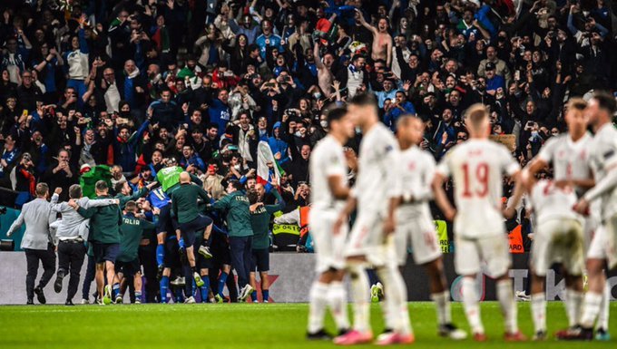 İtalya penaltılarla İspanya'yı 4-2 yendi, Euro 2020'de finale adını yazdıran ilk takım oldu