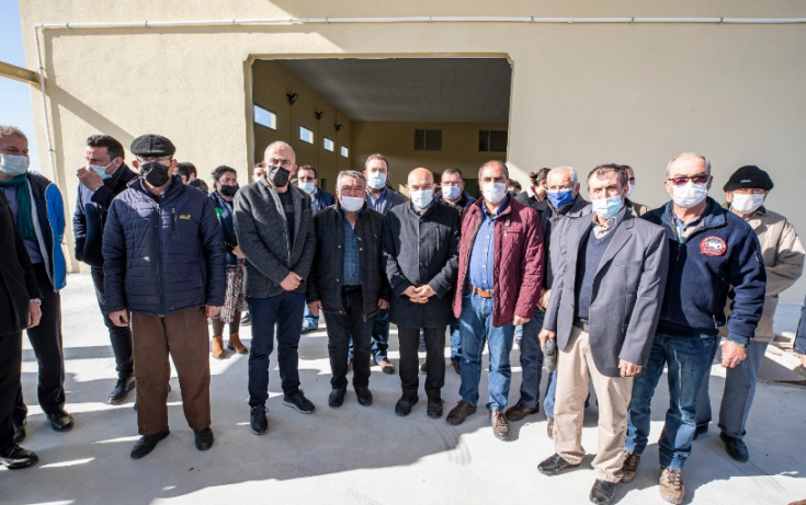 İzmir Büyükşehir Belediyesi, Bergama'da zeytinyağı fabrikası açtı