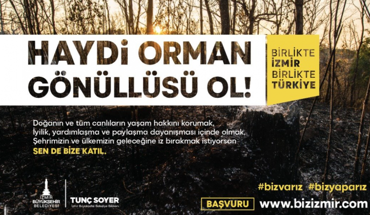 İzmir Büyükşehir Belediyesi, yangınlara sivil müdahale için Orman Gönüllüleri Ekibi kuruyor