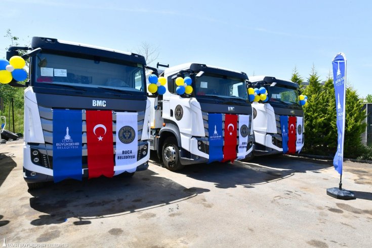 İzmir Büyükşehir Belediyesi'nden Buca’ya 28 araçlık filo desteği