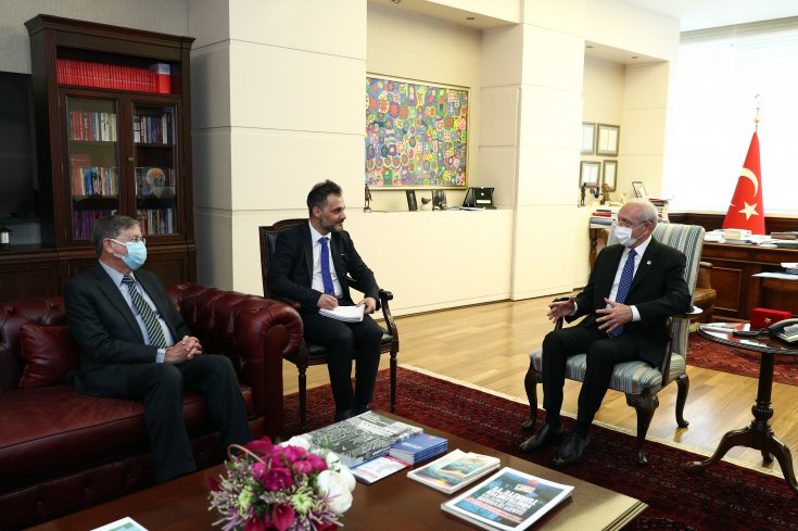 Kılıçdaroğlu, ABD Ankara Büyükelçisi Satterfield'i kabul etti