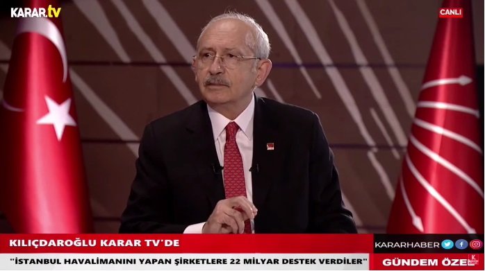 Kılıçdaroğlu; Erdoğan, bir güvenlik sorunu haline gelmiştir, egemen güçlere karşı Türkiye'nin çıkarlarını savunacak noktada değildir