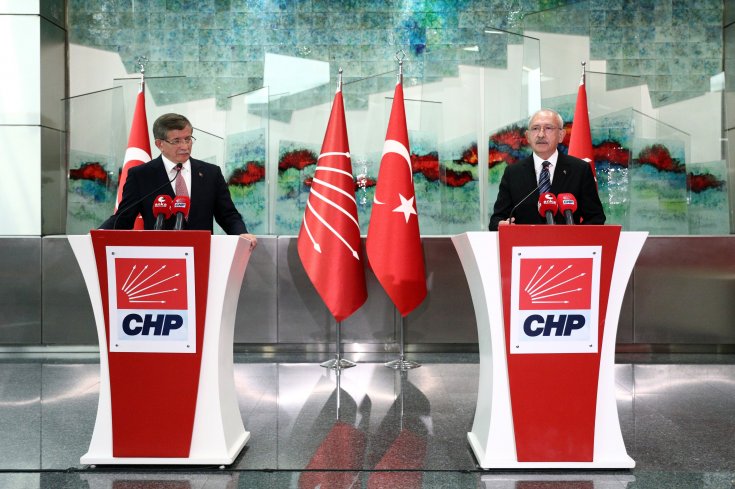 Kılıçdaroğlu ile Davutoğlu ortak basın açıklaması yaptı
