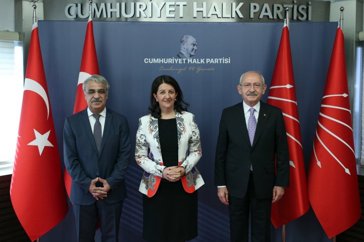Kılıçdaroğlu ile HDP'li Buldan ve Sancar'dan ortak açıklama