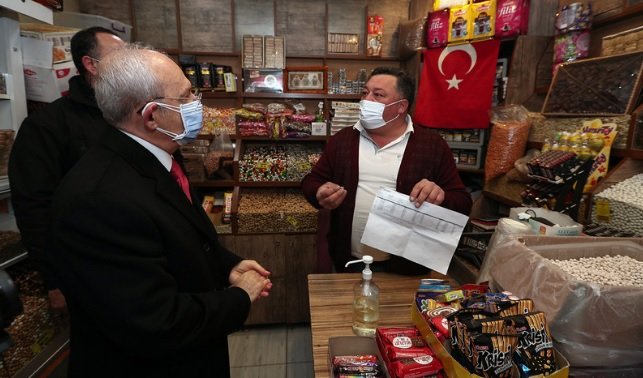 Kılıçdaroğlu, Kırıkkaleli esnafla buluştu