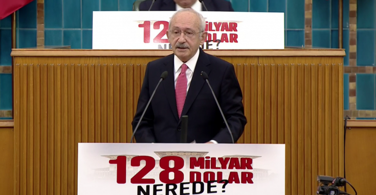 Kılıçdaroğlu Merkez Bankası'nın 128 milyar dolarının nerede olduğunu sordu, 'Devletin soyulduğu belli' dedi Kılıçdaroğlu Merkez Bankası'nın 128 milyar dolarının nerede olduğunu sordu, 'Devletin soyulduğu belli' dedi