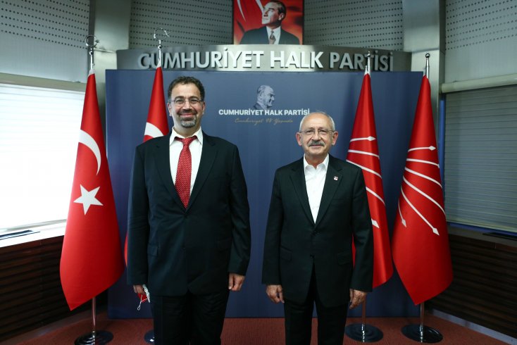 Kılıçdaroğlu, Prof. Daron Acemoğlu'nu kabul etti