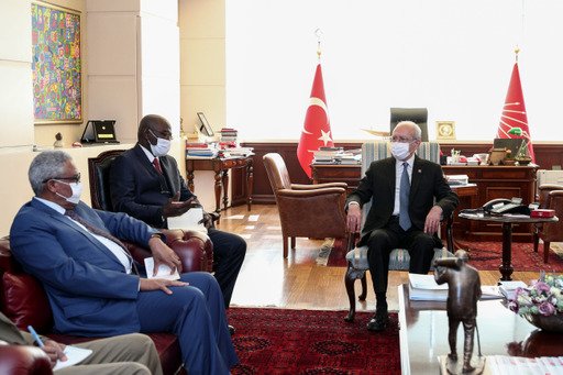 Kılıçdaroğlu, Sudan'ın Ankara Büyükelçisi'ni kabul etti