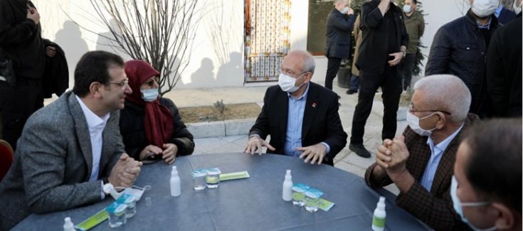 Kılıçdaroğlu ve İmamoğlu'ndan cami ve cemevi ziyareti