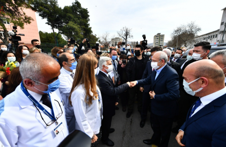 Kılıçdaroğlu'ndan Eşrefpaşa Hastanesi'ne ziyaret