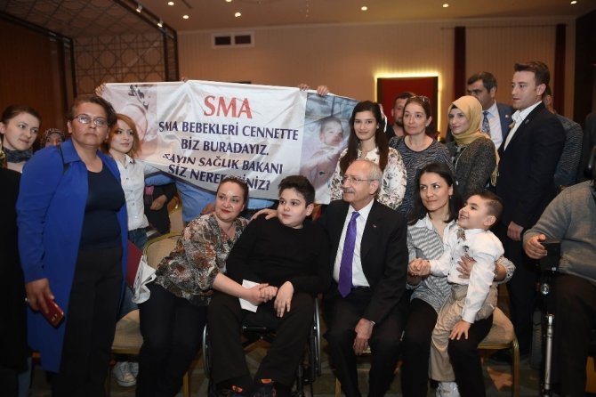 Kılıçdaroğlu'ndan SMA hastalarına destek; 'Milli Piyango’dan Varlık Fonu’na aktarılan 75 milyon ₺ SMA hastası çocuklarımız için kullanılsın!'