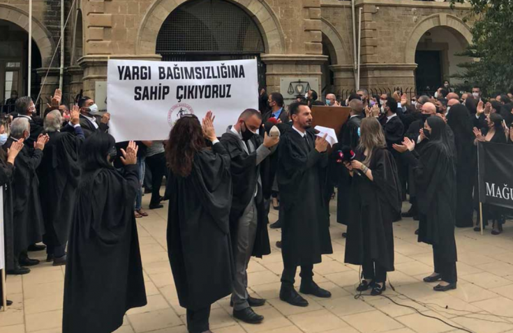 KKTC yargısından Ankara'nın açıklamalarına ortak tepki: Yargı bağımsızlığını her koşulda savunmaya devam edeceğiz KKTC yargısından Ankara'nın açıklamalarına ortak tepki: Yargı bağımsızlığını her koşulda savunmaya devam edeceğiz