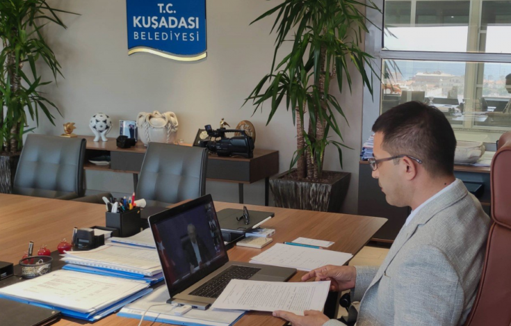 Kuşadası Belediye Başkanı Günel, Kılıçdaroğlu'na belediye çalışmalarıyla ilgili bilgi verdi