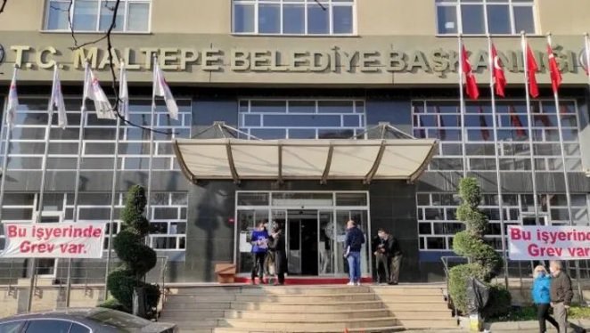 Maltepe Belediyesi'nden grev açıklaması Maltepe Belediyesi'nden grev açıklaması