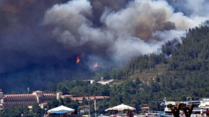 Marmaris'teki orman yangınından acı haber: 1 personel hayatını kaybetti