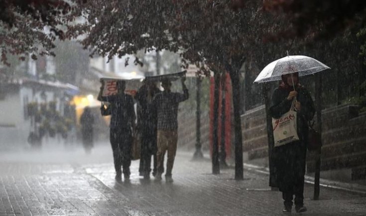 Meteoroloji 27 il için sarı kodlu uyarıda bulundu Meteoroloji 27 il için sarı kodlu uyarıda bulundu
