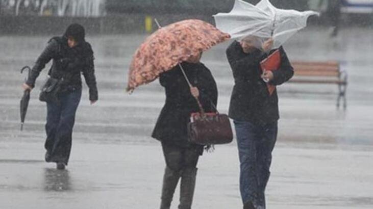 Meteoroloji'den 5 bölge için sağanak ve fırtına uyarısı