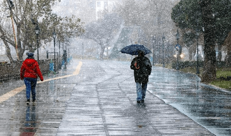 Meteoroloji'den hafta sonu için sağanak yağış ve kar uyarısı