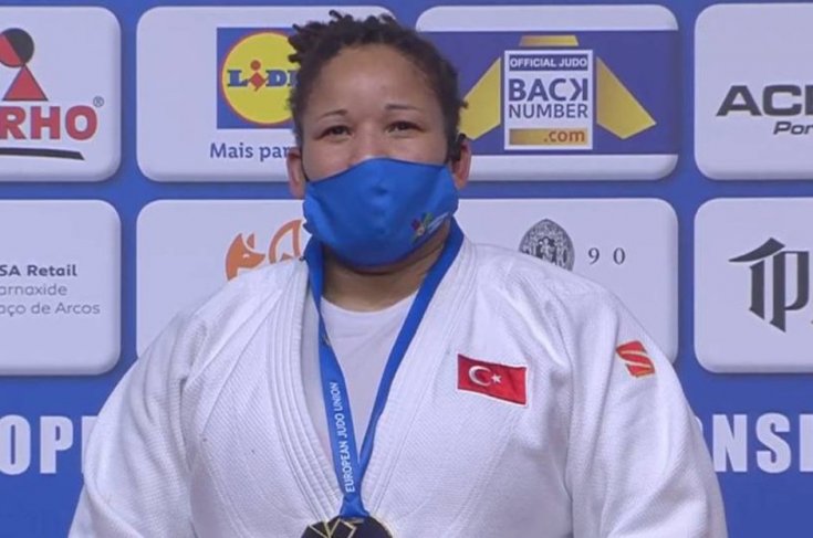 Milli judocu Kayra Sayit'ten altın madalya Milli judocu Kayra Sayit'ten altın madalya