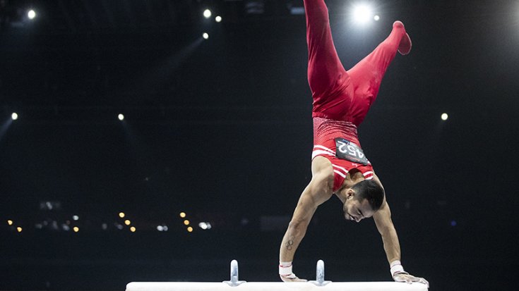 Milli sporcu Ferhat Arıcan, Avrupa Artistik Cimnastik Şampiyonası’nda altın madalya kazandı