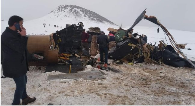 Milli Savunma Bakanlığı'ndan helikopter kazasına ilişkin açıklama
