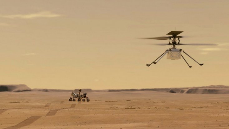 NASA'nın Mars'taki helikopteri başarıyla uçtu