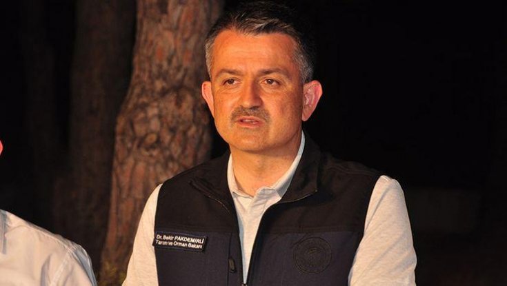 Orman Bakanı Pakdemirli Adana, Kozan yangının kontrol altına alındığını duyurdu