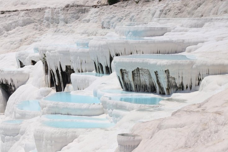 Pamukkale, bu yıl 1 milyon 200 bin turiste ev sahipliği yaptı