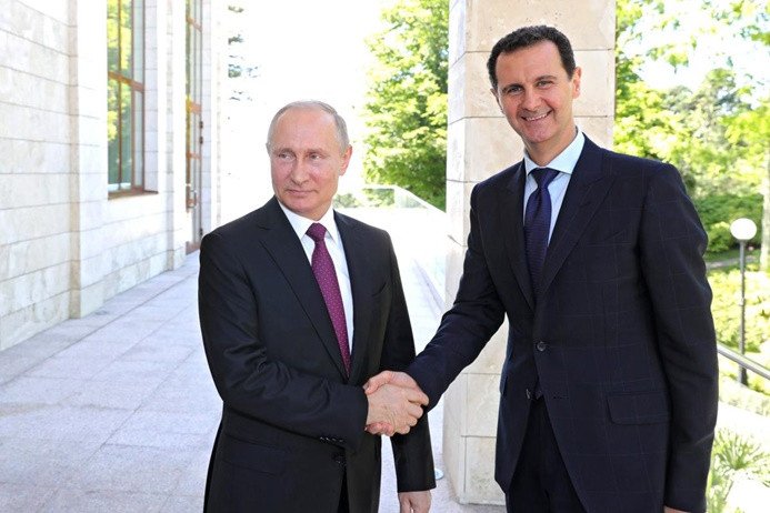 Putin’den Esad’a tebrik mesajı Putin’den Esad’a tebrik mesajı